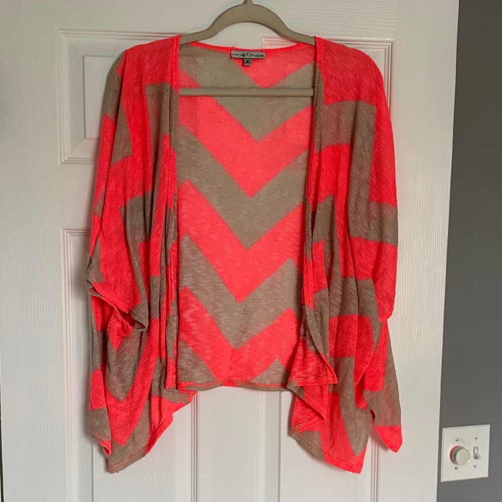 Chevron Patterned Women's Cardigan